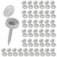 thumbnail image 1 of Uxcell 200-Pack Tapas de Tornillo de Plástico con Bisagra, Tornillos de Persiana de 6 mm con Tapas, Cubiertas de Tornillo Plegables, Cubierta de Tornillo Flip [Gris Claro], 1 of 1