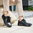 thumbnail image 7 of OrthoComfoot Mens Oxford Dress Shoes for Plantar Fasciitis, Orthopedic Genuine Leather Shoes with Arch Support for Foot and Heel Pain Relief, Soft Casual Shoes for Comfortable Walking, 7 of 7