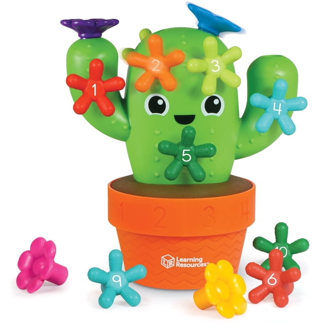 Recursos de aprendizaje Juguetes didácticos Carlos The Pop & Count Cactus para niños pequeños