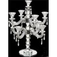 thumbnail image 1 of Art Judaica 45496 24 in. Crystal 9 Branch Candlesticks, 1 of 1