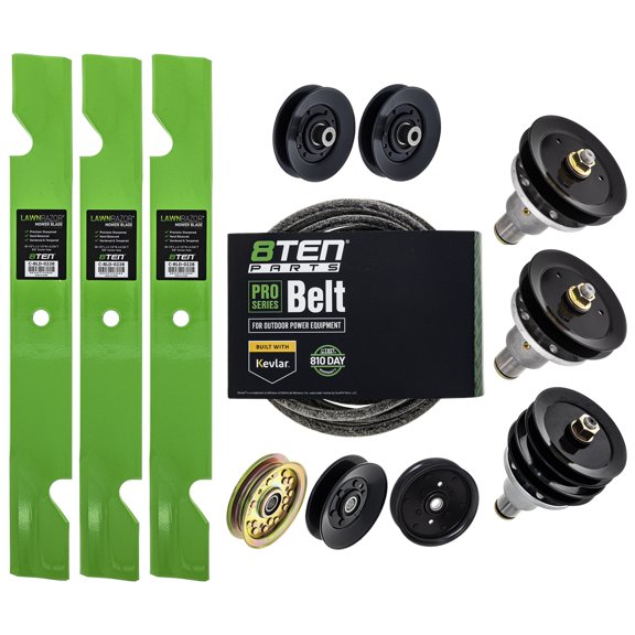 8TEN Blade Spindle Belt Kit for Exmark 103-8075 103-2530 1-633173 60-inch MK1009608