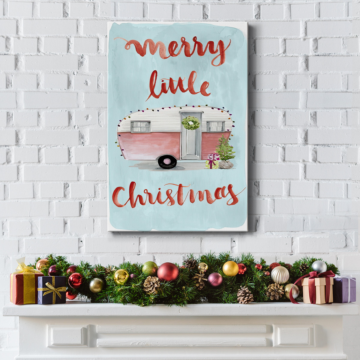 Christmas Cars Collection B- Gallery Wrapped Canvas