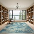 thumbnail image 2 of ODIKA Beach Inspired Starfish Motifs With Coral And Seashells Accent for Dining Room, Basement, Large Office, Non-Slip Chair-Friendly, 2 of 7