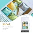 thumbnail image 2 of 6 colores brillo paleta de acuarela sólida arte de uñas DIY para 114 x 61 cm Yuyangstore Pintura de acuarela, 2 of 8