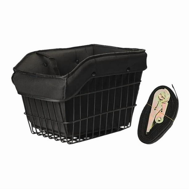 Cesta para bicicleta, cesta de carga portátil para triciclo, fácil instalación, con forro. Estilo A