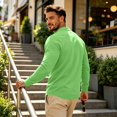 thumbnail image 3 of FOPSUFGWFO Men's Vintage V-Neck T-Shirt Breathable Daily Wear Viking Gothic Sweatshirts Casual Long Sleeve Lightweight Blouses M, 3 of 5