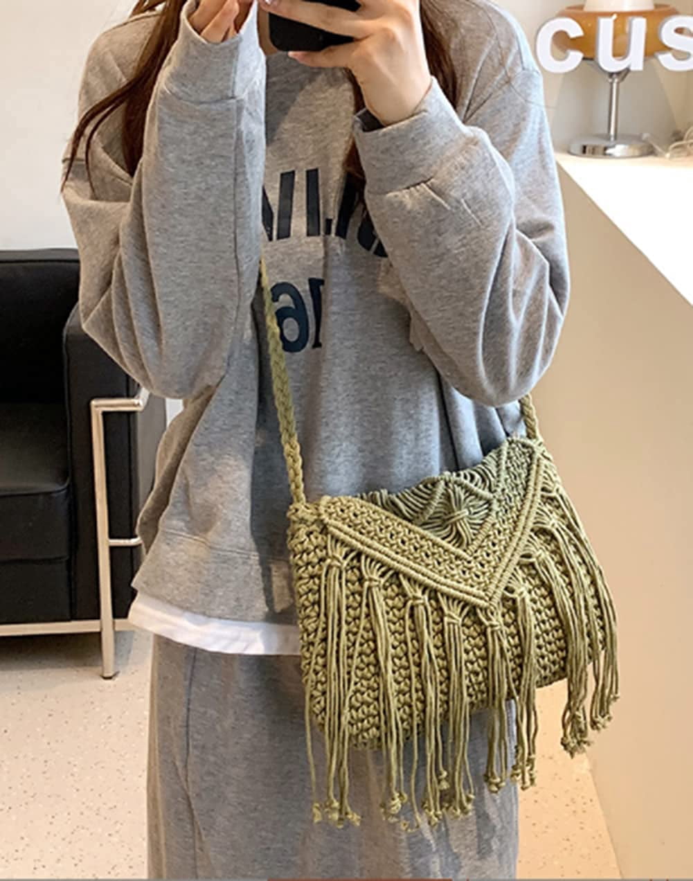 Crossbody Bag for Women Cute Hobo Bag Satchel Bag Summer Bag Knit Bag Beach Bag Purse Tote Handbags for Women 2023