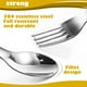 thumbnail image 4 of Juego De Cuchara Y Tenedor De Acero Inoxidable Para Bebés Juego De Cubiertos Con Forma De Animal Sin Bpa Aprende A Comer Por Tu Cuenta Juego De Utensilios Juego De Cubiertos Antiahogo Para El Entrenam Muyoka Hogar, 4 of 6