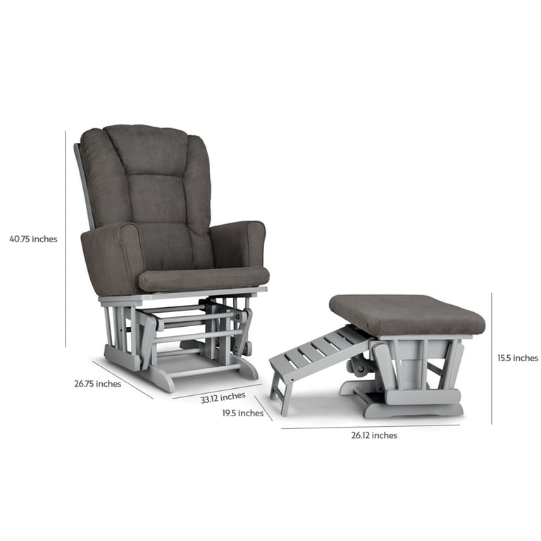 Graco semi upholstered glider deals