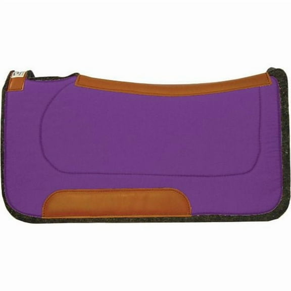 Diamond Wool Contoured Ranch Pad 32X32 Purple