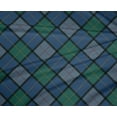 thumbnail image 4 of oneOone Polyester Lycra Fabric Tartan Check Printed Fabric 1 Yard 56 Inch Wide, 4 of 4
