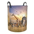 thumbnail image 2 of Gaeub Wildlife Protection Dirty Clothes Storage Basket, Toy Storage Bin for Storing Clothing, Diapers, Toys - Medium, 2 of 8
