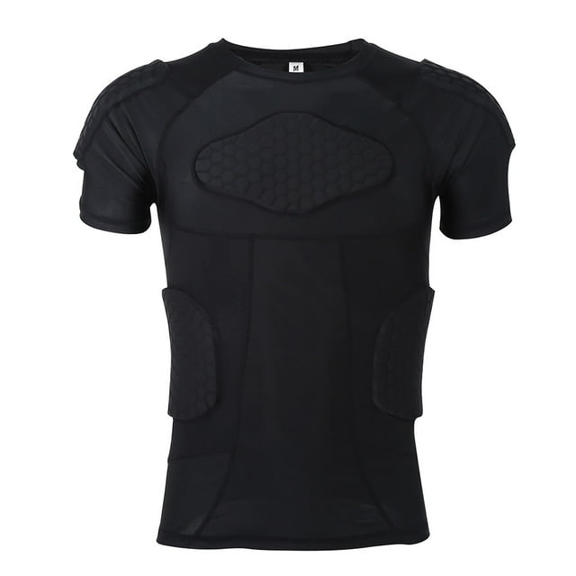 Padded Defend Sportswear Stretchy Compound Fabrics Sponge Sports Shirt Comfortable Breathable for Various Sports
