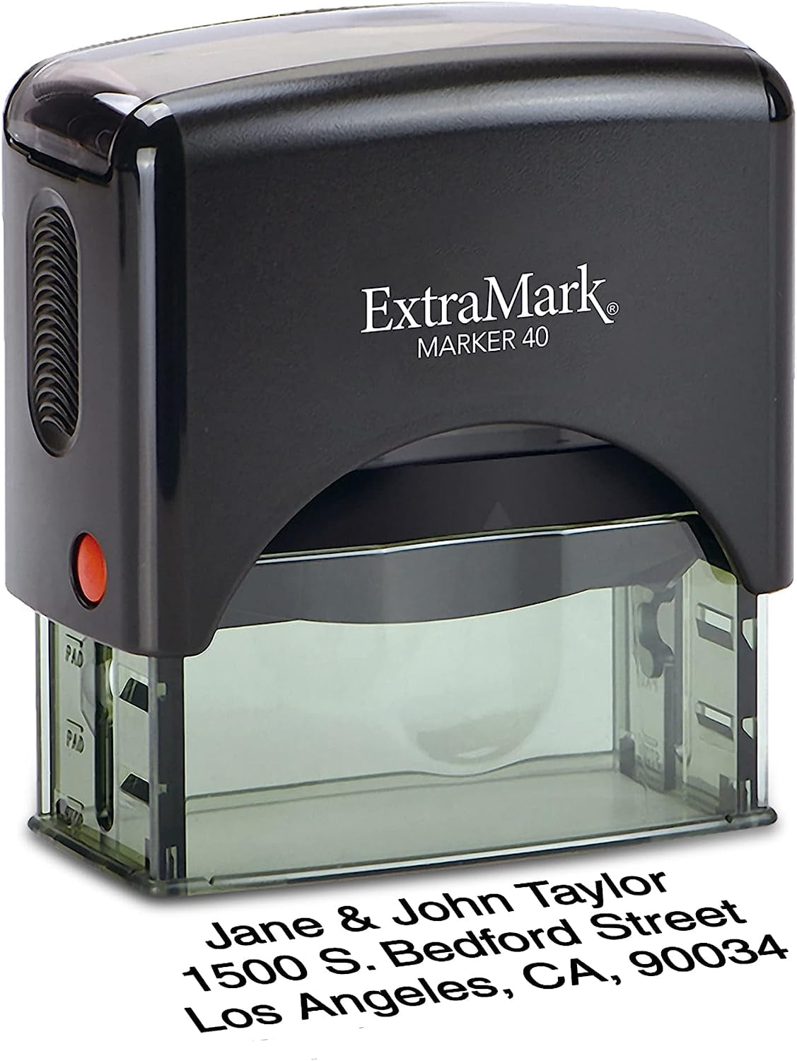 Extramark Self Inking Custom Text Stamp Customized Large Size Custom