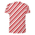 thumbnail image 5 of T Shirt For Men Red And White Striped Straight Lines Basic T-Shirts O Neck Fashion Tshirt Summer Men, 5 of 7
