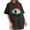 Dark Gray, variant on IROINNID Womens Short Sleeve Summer Beach Crew Neck Printed Casual Fashion Top Loose Pullover T-shirt