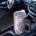 thumbnail image 6 of Floral 40oz Tumbler– Stainless Steel Insulated Tumbler with Handle and Straw, Large Capacity Travel Cup for Hot & Cold Drinks,Thanksgiving,Christmas, Spring,Flower, 6 of 6