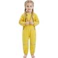 thumbnail image 2 of Frostluinai Little Boys Toddler Girls One Piece Rain Suit Full Body Waterproof Coverall with Dual Zippers Reflective Strip for Toddlers 1-8 Years, 2 of 8