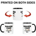 thumbnail image 6 of Cabtnca Gamer Gifts, Gaming Gifts for Men Game Lovers, Christmas Birthday Gifts for Gamers Teen Boys Dad Husband Boyfriends, Gamer Mode ON Mug, Gamers Gift Ideas, 11 Oz White, 6 of 9