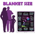 thumbnail image 4 of Bonus Daughter Gifts Blanket, Stepdaughter Gifts from Stepmom, Gifts for Bonus Daughter, Bonus Daughter Gifts from Stepmom, Bonus Daughter Birthday Gift, Gifts for Stepdaughter Blanket 60"X50", 4 of 6