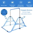 thumbnail image 6 of Gymnastics Bar for Kids,Adjustable Height Gymnastic Horizontal Bars with Bear Rings,Folding Junior Training Kip Bar for Kid Gymnasts, Child, Girl, Boy,Blue, 6 of 10