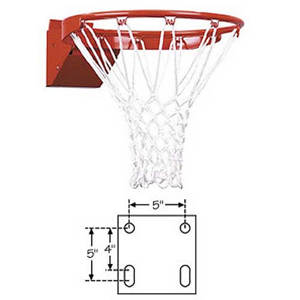 FT170R First Team Heavy Duty Rear Mount Fixed Basketball Rim