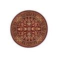 thumbnail image 3 of Unique Loom Dorchester Collection Area Rug - Alcott (4' 5" Round Burgundy/Beige), 3 of 7