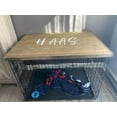 thumbnail image 1 of Stumps Custom Wood Dog's Cage with a Stylish Wood Topper - Perfect for Indoor Use Size 24 x 18 Black, 1 of 1