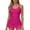 swimsuit 96#Red, variant on One Piece Swimsuit Women Elegant Flowy Solid Color Stretch Rash Guard Tummy Control Summer Beach Party Swimwear