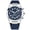 Blue, variant on Men's Quartz Chronograph Watch Leather Strap Analog Wristwatch with Date Display, Business Casual Sports Watch Water Resistant Classic Design Gift for Men