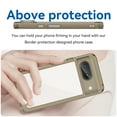 thumbnail image 6 of Feishell Clear Case for Google Pixel 7 6.3 inch,Shockproof Hybrid Soft TPU Bumper Anti-Scratch Hard Acrylic Back Transparent Slim Phone Case Cover for Google Pixel 7,Gray, 6 of 8