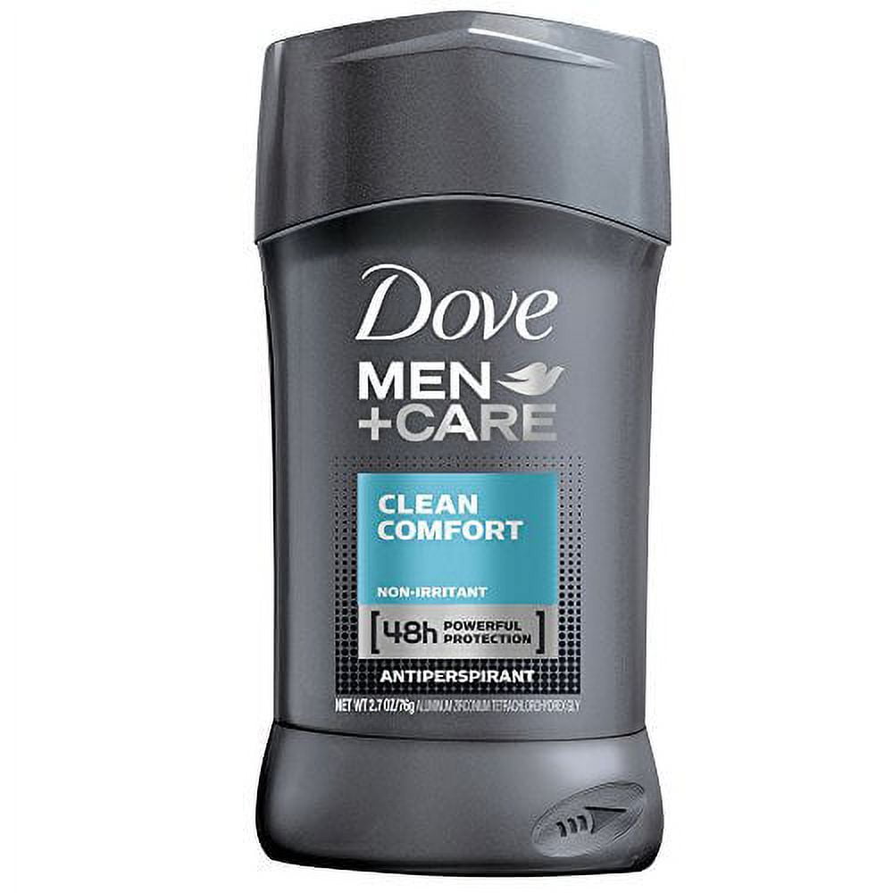 Dove 72H Antiperspirant Deodorant Stick Clean Comfort, 2.7 oz 