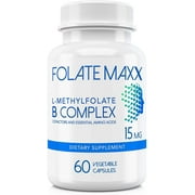 FolateMaxx L-Methylfolate 15 MG  60 Ct Professional Active Folate,  Methyl Folate, 5-MTHF