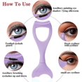 thumbnail image 3 of ZHAOCHENG Protector de rímel de silicona 3 en 1 con forma de sirena, aplicador de pestañas, protector de rímel para ojos, herramienta de maquillaje de ojos reutilizable con plantilla de delineador de, 3 of 5