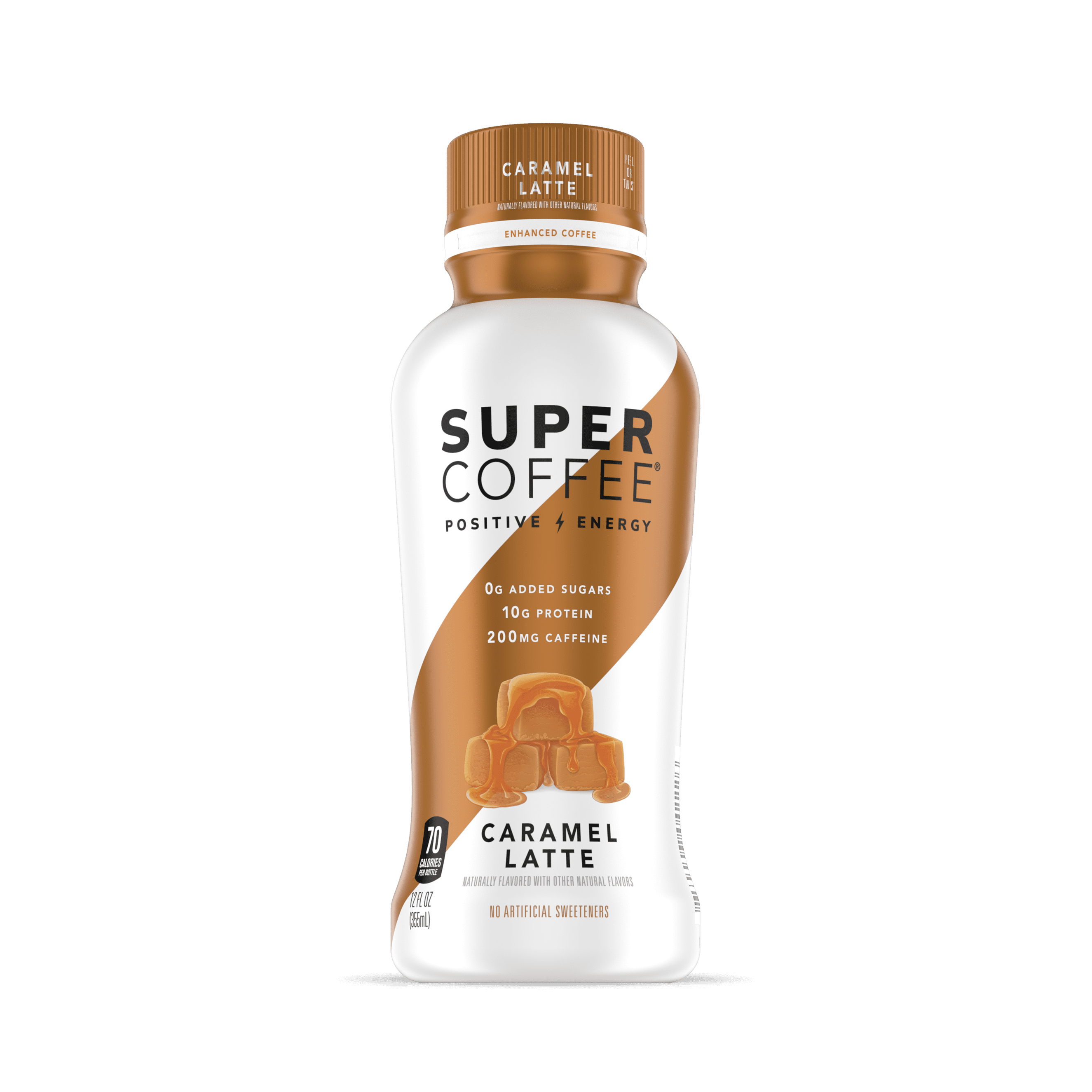 Super Coffee Caramel Latte Iced Coffee Bottle, 12 fl oz