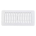 thumbnail image 5 of Imperial Louvered Plastic Floor Register - Easy to Clean - 5 Count, 4x10 Inch, White, 5 of 6