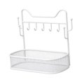 thumbnail image 1 of DOLITY Key Holder Stand Jewelry Organizer with Hangers Practical Jewelry Holder Key Rack for Porch Bedroom Tabletop Countertop Decor White, 1 of 8