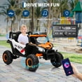 thumbnail image 3 of Kids Electric Ride On UTV Car – 12V, Remote Control, Season Suspension, Wireless Music, LED Lights, Safety Belt, Power Toy for Boys & Girls Ages 3-8, 3 of 7