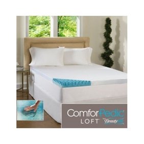 Comfort Dreams Ultra Soft 4 Inch Memory Foam Mattress Topper