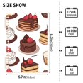 thumbnail image 2 of FORMRS 1-Subject Spiral Notebook 8" x 5" College Ruled 60 Refillable Sheet A5 Hard Cover, 2 Pack, White Chocolate Cakes, 2 of 7