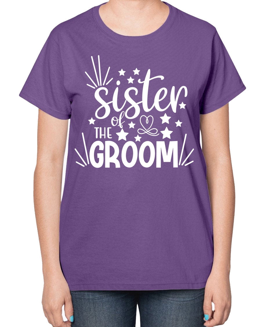 sister of the groom shirt