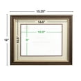 thumbnail image 4 of Excello Global Products Photo Document Frame: 8.5x11 with Double Mat Graduation Diploma Certificate Holder Wall Frame (Brown/Burgundy) - EGP-HD-0307, 4 of 6