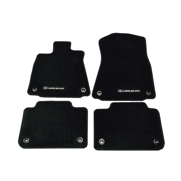 LEXUS OEM FACTORY CARPET FLOOR MAT SET 2013-2017 GS350 GS450H 2WD BLACK