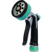Gilmour 825702-1001 Garden Hose Pre-Set & Watering Nozzle: 3/4" GHT, Metal & Plastic Black/Green