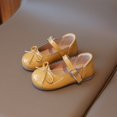 thumbnail image 5 of Girls Bow Decor Mary Jane Flat Shoes with Heart Buckle Scalloped Edge Soft Sole Dress Shoes Cute Princess Shoes, 5 of 7