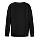 thumbnail image 5 of Sudadera clásica de manga larga con cuello en V y estampado de Halloween para mujer Pompotops FGAJ15895, 5 of 6