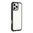thumbnail image 3 of for iPhone 16 Plus Crystal Clear Case, Slim Shockproof TPU Border Hard PC Protective Transparent Non-Yellowing Back Cover Colorful Frame Rugged Phone Case for iPhone 16 Plus, Black, 3 of 7