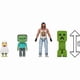 thumbnail image 2 of Paquete de 4 Figuras de Acción Mattel Minecraft Película Mansión del Bosque, 2 of 4