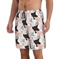 thumbnail image 2 of Kdxio Pigs Pattern Mens Casual Shorts - Drawstring Summer Beach Sports Shorts for Men, 2 of 5