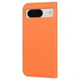 thumbnail image 3 of SaniMore for Google Pixel 7 Case, PU Leather Flip Folio Cover with Stand, Card Slots, [Lovely Pet Magnetic Clasp] Full Protetcion Shockproof TPU Wallet Shell for Google Pixel 7(6.3" 2022), Orange, 3 of 10